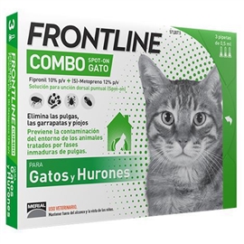 Frontline Combo Gato E Furão - 1 Pipeta - 3 Pipetas - HE1110271