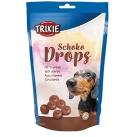 Trixie Schoko Drops Vitaminados, Bombons de Chocolate para Cães - 75 Grs - OREXTX31611