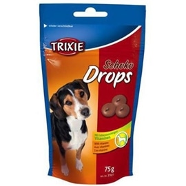 Trixie Schoko Drops Vitaminados, Bombons de Chocolate para Cães - 75 Grs - OREXTX31611