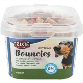 Trixie Soft Snacks Bouncies com Frango, Cordeiro e Tripa - 140 Grs - OREXTX31507