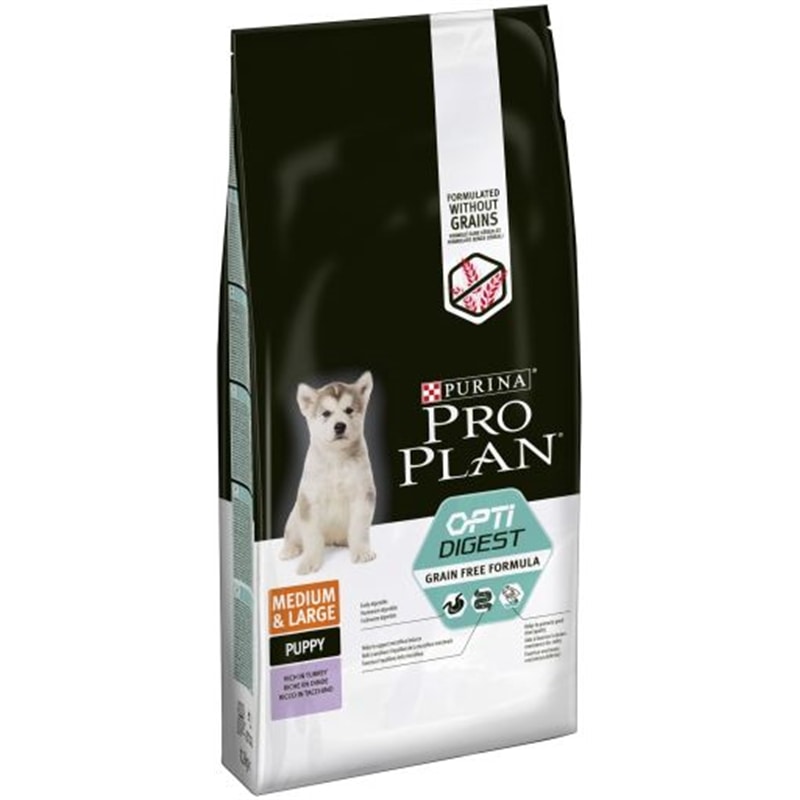 Pro Plan Medium & Large Puppy Optidigest Grain Free Rico em Peru - 12 Kgs - NE12424876