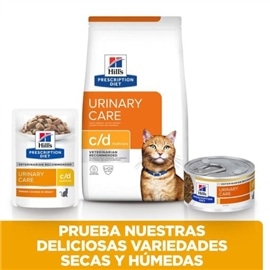 Hill's Prescrição Diet Feline C / d Multicare Frango e Legumes - 82 Grs - FCDSLP