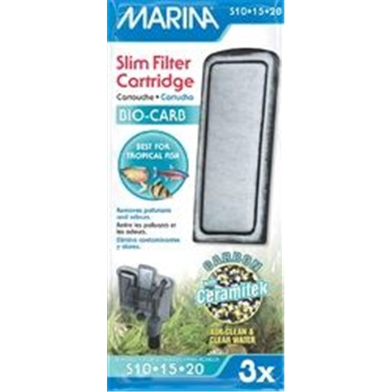 Marina  Slim Bio Carb - 3 Filtros - TRHA0291