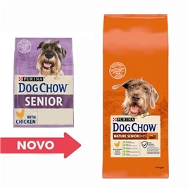 Dog Chow Mature Senior Frango - 14kg - NE12233150