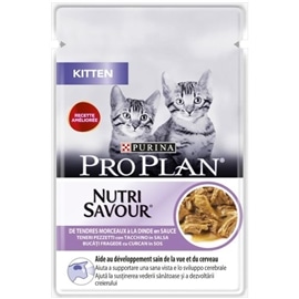 Pro Plan Kitten NutriSavour saqueta de Peru em Molho - 85 Grs - NE12478813