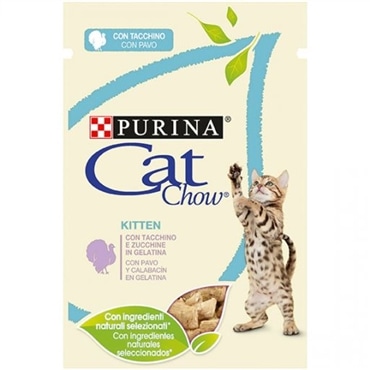 Cat Chow Kitten Peru e Courgete