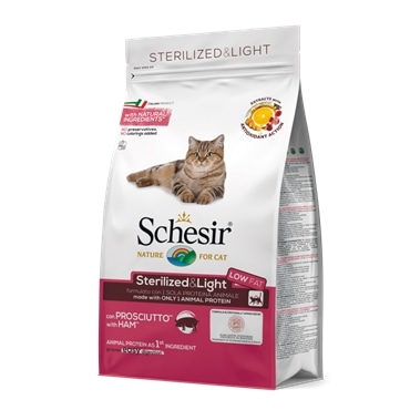 Schesir Dry Line Sterilized & Light com Presunto