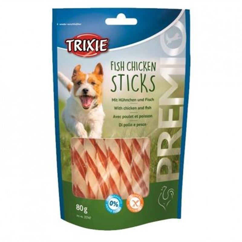 Trixie PREMIO Fish Chicken Sticks - 80  Grs - OREXTX31747