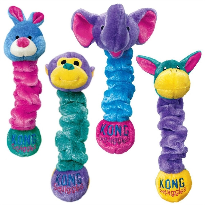 Kong Boneco Squiggles para cães - KONG - M - ACK16-SQ2E