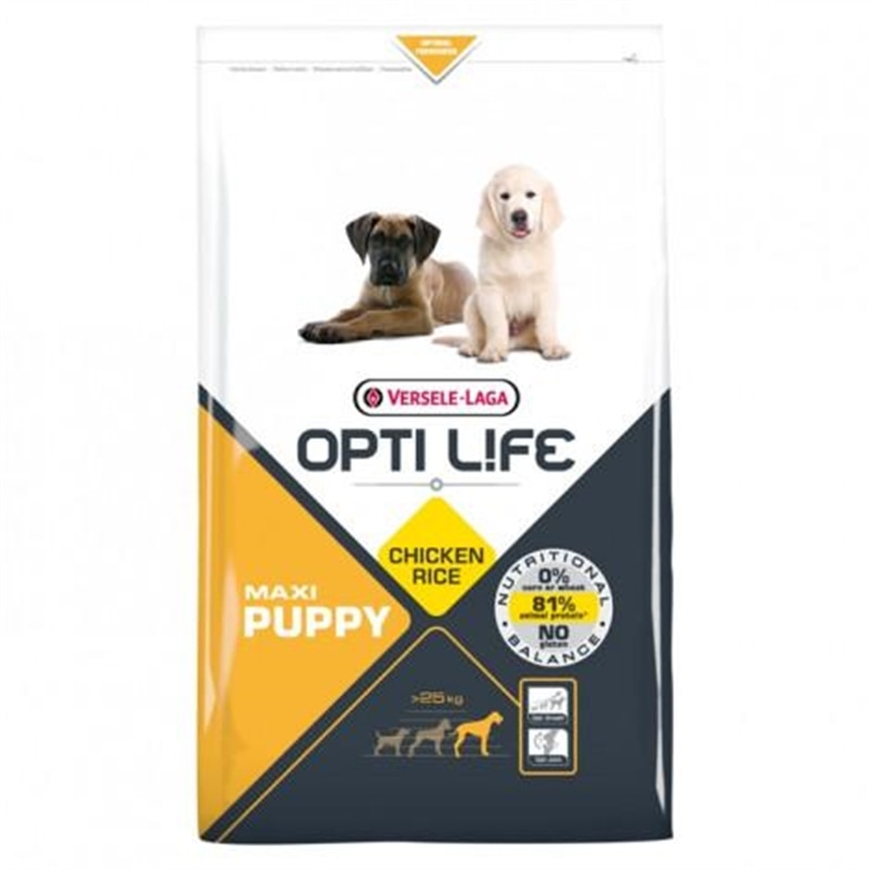 Versele-Laga Opti Life Opti Life Cão Puppy Maxi Frango - 125 Kgs - VL431151
