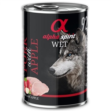 Alpha Spirit WET - Alimento em patê para cão adulto - Porco e maçã