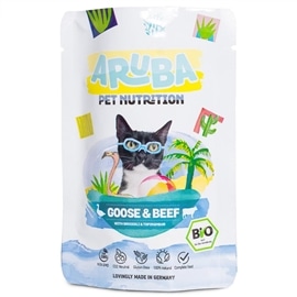 Aruba Alimento para gato - Ganso e vaca com brócolos - 70 Grs - NGACP003