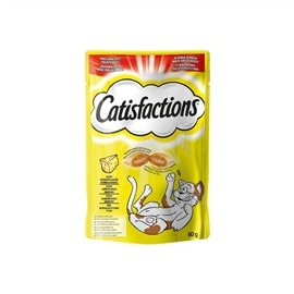 Catisfactions  Snacks para gatos - Queijo - 60 Grs - MR260317