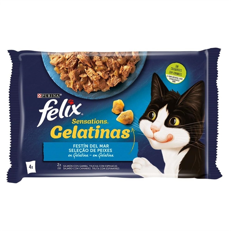 Felix Felix Sensations - Seleção de peixes -  Pack 4x85 Grs - NE12480188