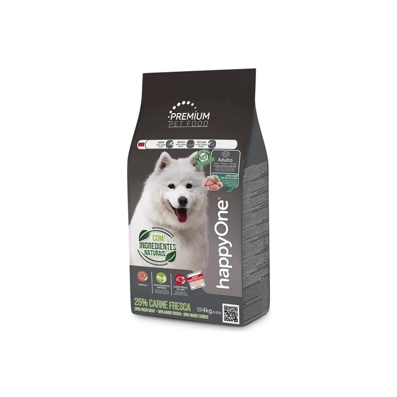 happyOne Premium happyOne Premium - Ração seca para cão adulto - Aves - 4 Kgs - GEHOP001-01