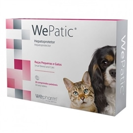 Wepharm WePatic - Protetor Hepático p/ Raças Pequenas e Gatos - 30 Comprimidos - 3156