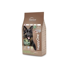 happyOne Premium happyOne Premium Hipoalergénico - Ração seca para cão adulto com alergias - Borrego e arroz - 4 Kgs - GEHOP006