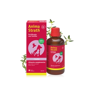 Anima Strath Elixir fortificante para cães e gatos 100ml