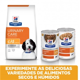 Hill's PD Urinary Care c/d Multicare - Alimento em molho para cão para suporte da saúde urinária - Frango e vegetais - 354 Grs 