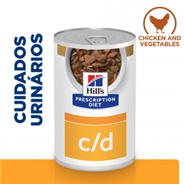 Hill's PD Urinary Care c/d Multicare - Alimento em molho para cão para suporte da saúde urinária - Frango e vegetais - 354 Grs 