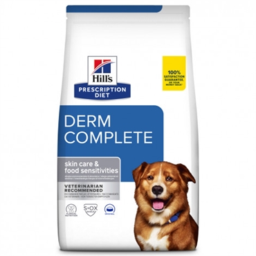 Hill's PD Derm Complete - Ração seca para cão com alergias
