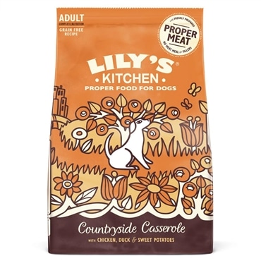 Lily's Kitchen Lily's Kitchen Countryside Casserole - Ração seca para cão adulto - Frango, pato e batata doce