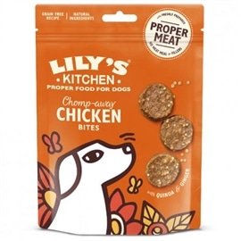 Lily's Kitchen Snacks Chomp-away Chicken Bites para cães - Lily's Kitchen - Rodelas de frango - 70 grs - LK03-DTSCB70