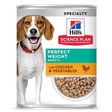 Hill's Perfect Weight - Alimento em patê para cão adulto - Frango e legumes