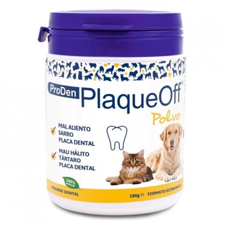 Pó dental PlaqueOff classic para cães - ProDen - 60 Grs - 1009273