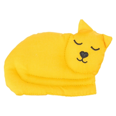 Gato de tecido com valeriana