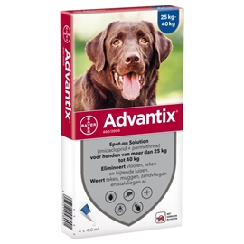 ADVANTIX CÃO - 1 PIPETA - ATÉ 4 KGS #1 - 676