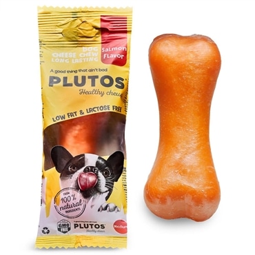 Plutos Osso comestível de Salmão para cão - Plutos