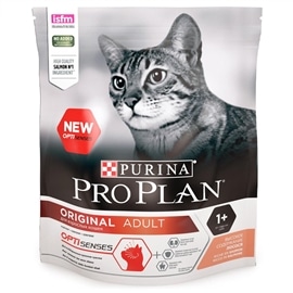 Pro Plan Original Optisenses - Ração seca para gato adulto para suporte dos sentidos vitais - Salmão - 400 Grs - NE12372505