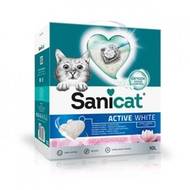Sanicat Areia aglomerante Active White Lotus  - Sanicat - 10 Lts - PR760373