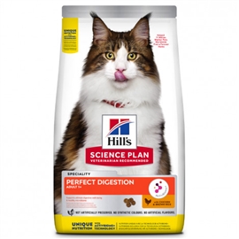 Hill's Perfect Digestion Adult - Ração seca para gato adulto - Frango - 1,5 Kgs - HE0100325