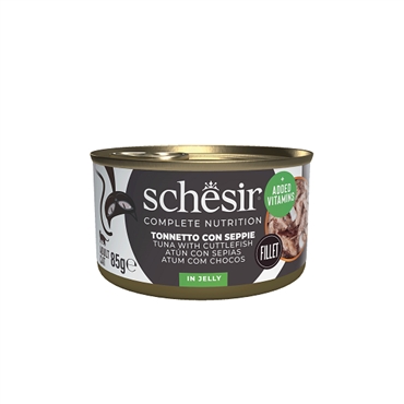 Schesir - Nutrição Completa para Gatos Adultos  ATUM/CHOCO