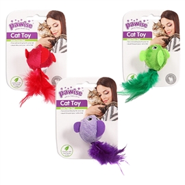 PAWISE BRINQUEDO GATO AVES COLORIDAS - PRPW28136