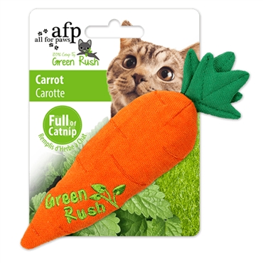 ALL FOR PAWS BRINQUEDO GATO GREEN RUSH - CENOURA 12 GR CATNIP