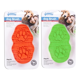 PAWISE ESCOVA BORRACHA 21 X 3.5CM - PRPW11469