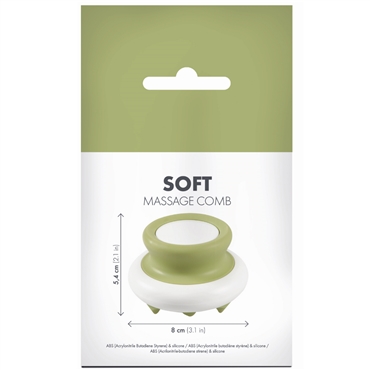 MPETS SOFT MASSAGE PET COMB DENTES LARGOS VERDE