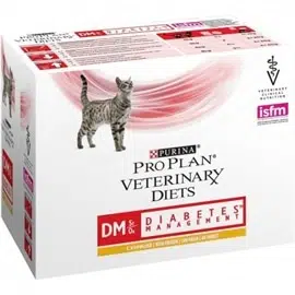 Pro Plan Veterinary Diets Feline DM Diabetes Management Pouch Frango - 0,800 Kgs - 12278222