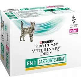 Pro Plan Veterinary Diets Feline EN Gastrointestinal Pouch Frango - 0,800 Kgs - 12331738