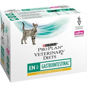 Pro Plan Veterinary Diets Feline EN Gastrointestinal Pouch Frango