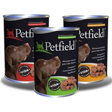Petfield Lata para cão Carne & Vegetais