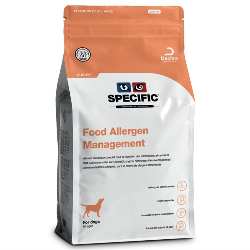 Specific SPECIFIC Food Allergen Managament - Ração seca para cão com alergia alimentar - Proteína hidrolisada - HE1009623