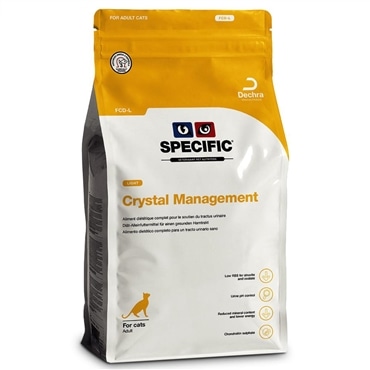 Specific SPECIFIC Crystal Management Light - Ração seca para gato adulto com excesso de peso e problemas urinários