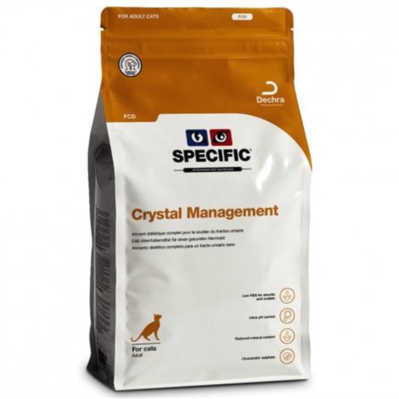 SPECIFIC Crystal Management - Ração seca para gato adulto com problemas urinários - 7 Kgs - HE1734442