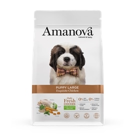 AmaNova Puppy Large Chicken  & Quinoa - 12 Kgs - AMZAMJ18PL12