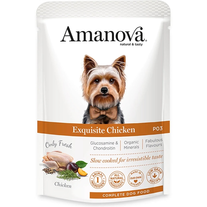 AmaNova P03 Pouch Exquisite Chicken - 100  Grs - AMZAMT50PO1A