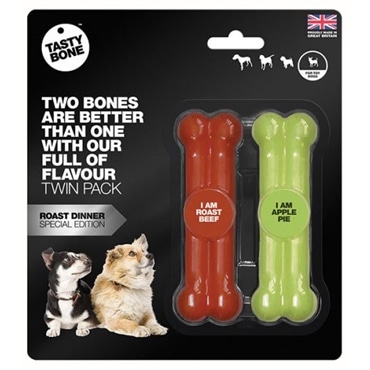 Tastybone Ossos de brinquedo Duo para cães